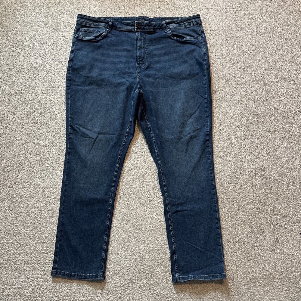The Perfect Jean NYC Jeans Mens 44/32 Slim Thick Blue Stretch Denim Dark Wash